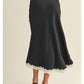 Lace Trim Maxi Skirt