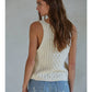 Scoop Neck Knit Tank Top