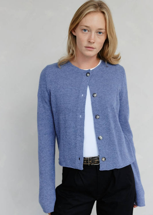 Molly Cardigan in Light Blue