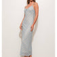 Plaid Print Maxi Slip Dress