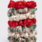 Holiday Ruched Scrunchies 7pc Set
