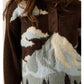 Jacquard-Knit Landscape Quarter-Zip Pullover Sweater Jacket