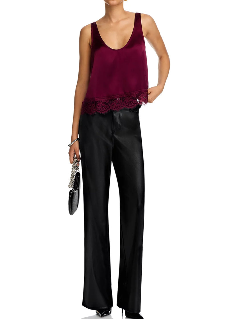 Coraline Top in Windsor Wine
