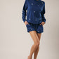 Crew Neck Long Sleeve Marine Pullover
