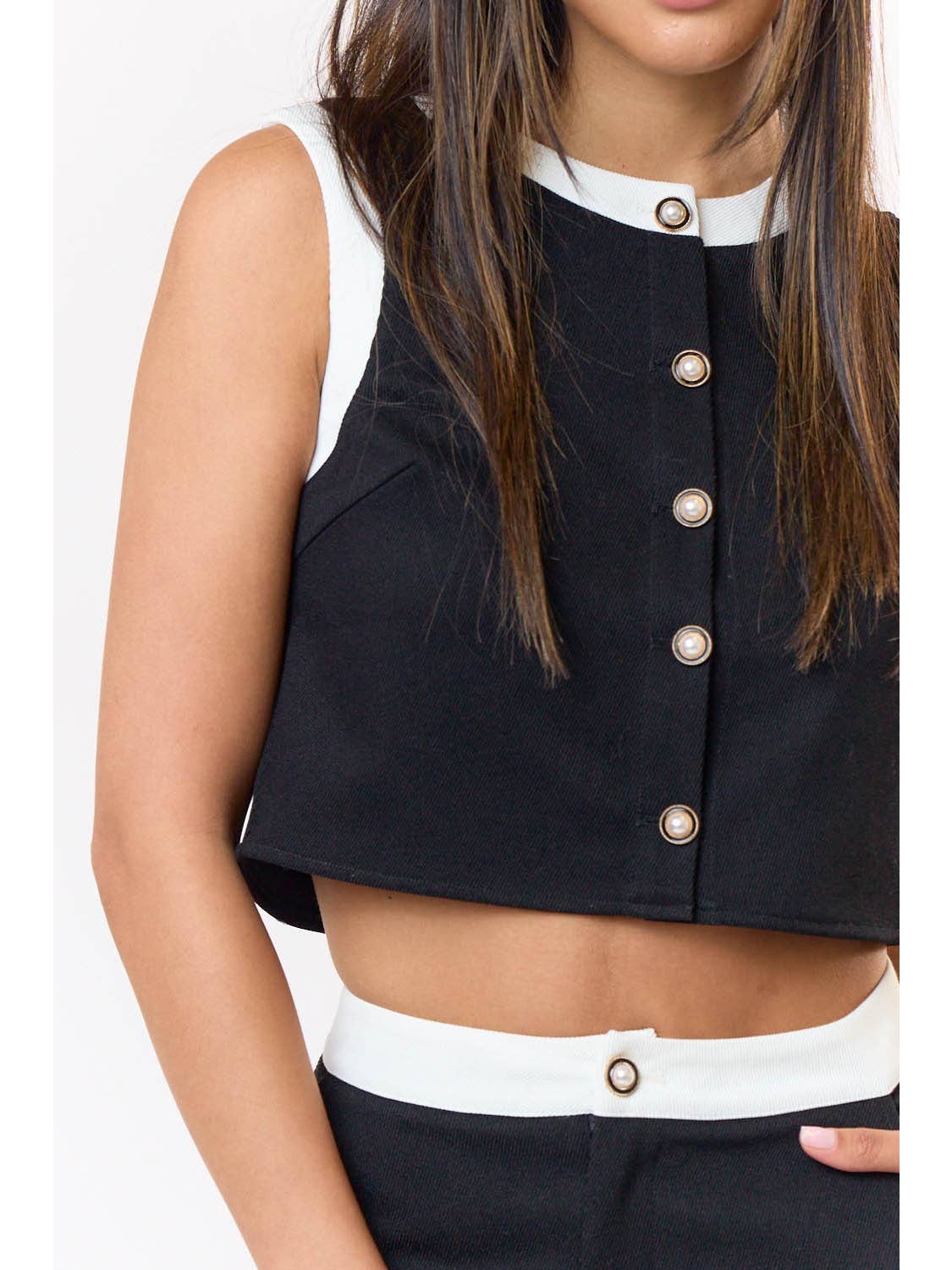 Paige Button Up Vest