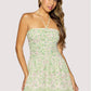 Wisteria Green Mini Dress