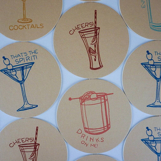 Cocktail Coasters Set of 5