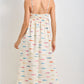 Fish Print Midi Dress