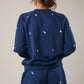 Crew Neck Long Sleeve Marine Pullover