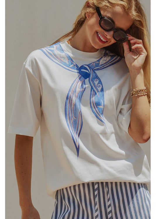 Nautical Stripe Bandana Tee