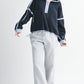 Trim Fleece Half-Zip in Navy