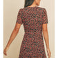 Berry Blossom A-Line Mini Dress