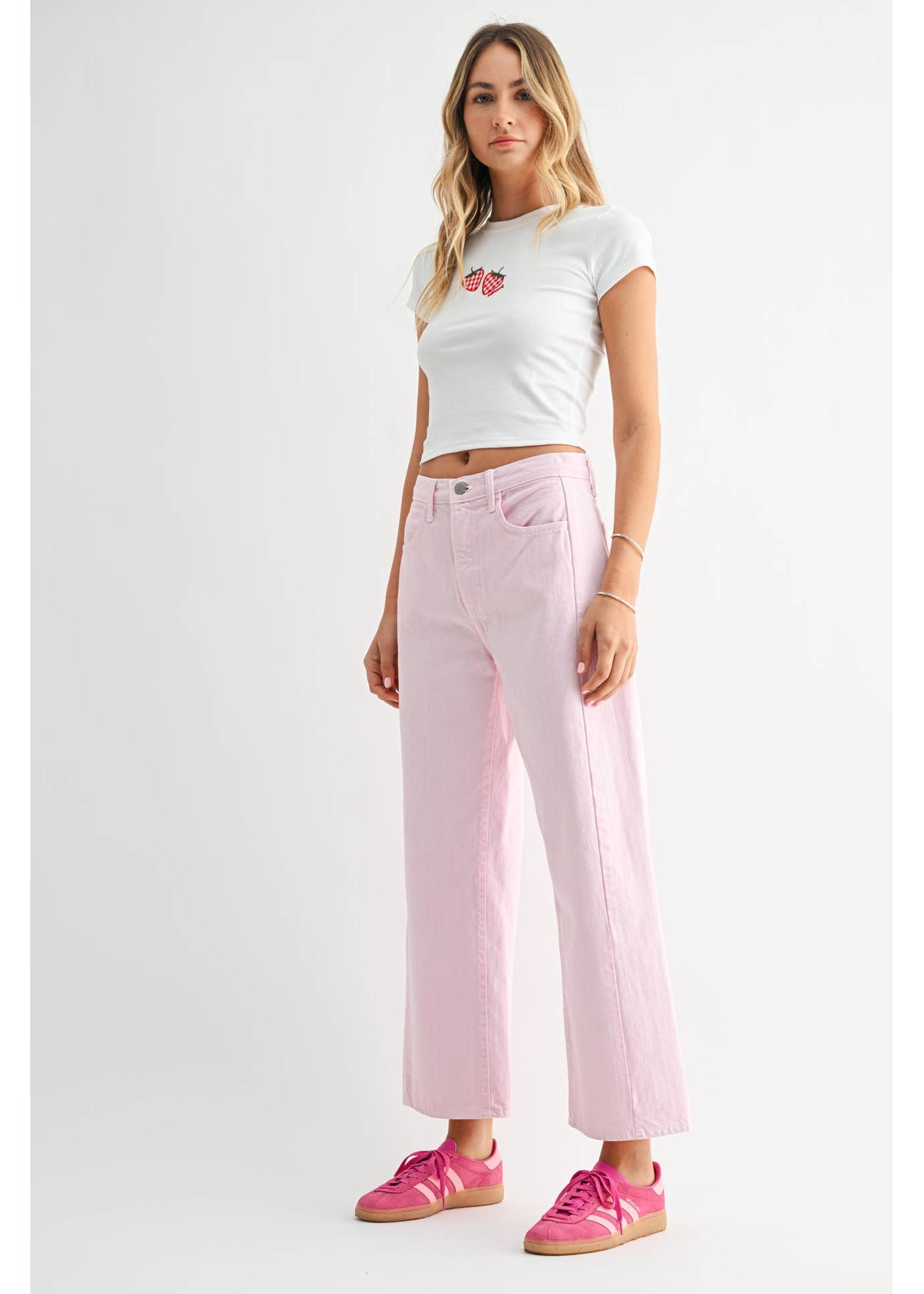 Pink Barrel Pant