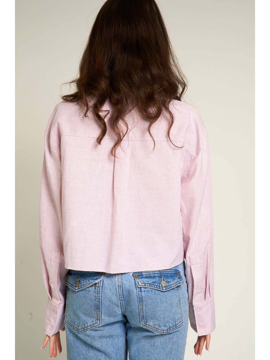 Alyssa Cropped Button Down