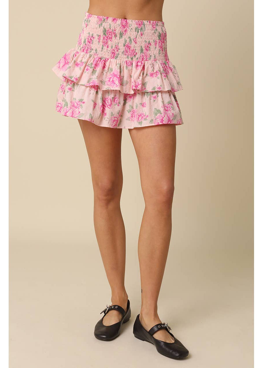 Rosy Mini Skirt