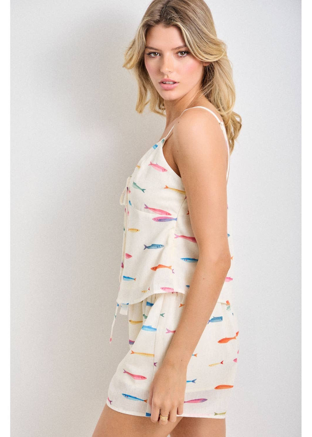 Fish Print Cami