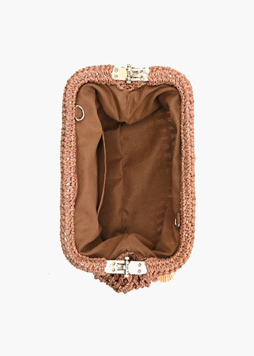 Crochet Shell Clutch