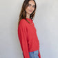 Clara Cardigan in Red