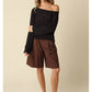 One Shoulder Knit Top