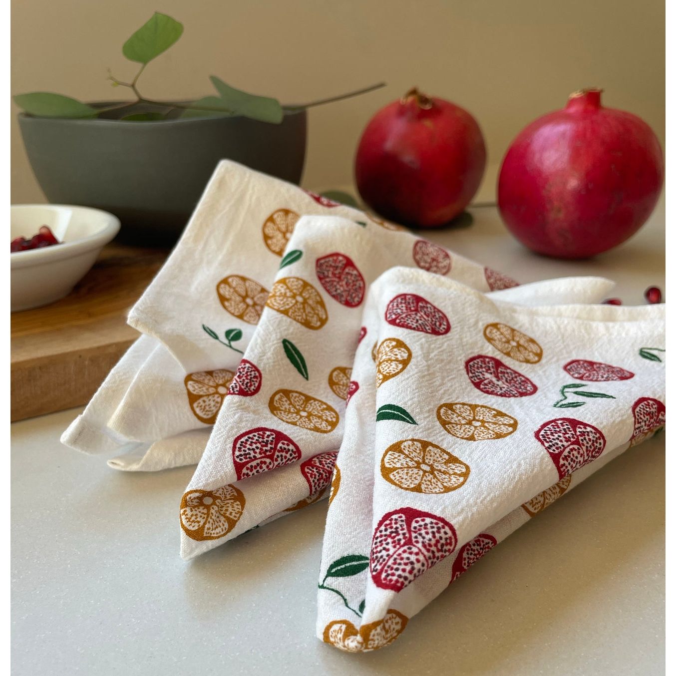 Citrus Cloth Napkins