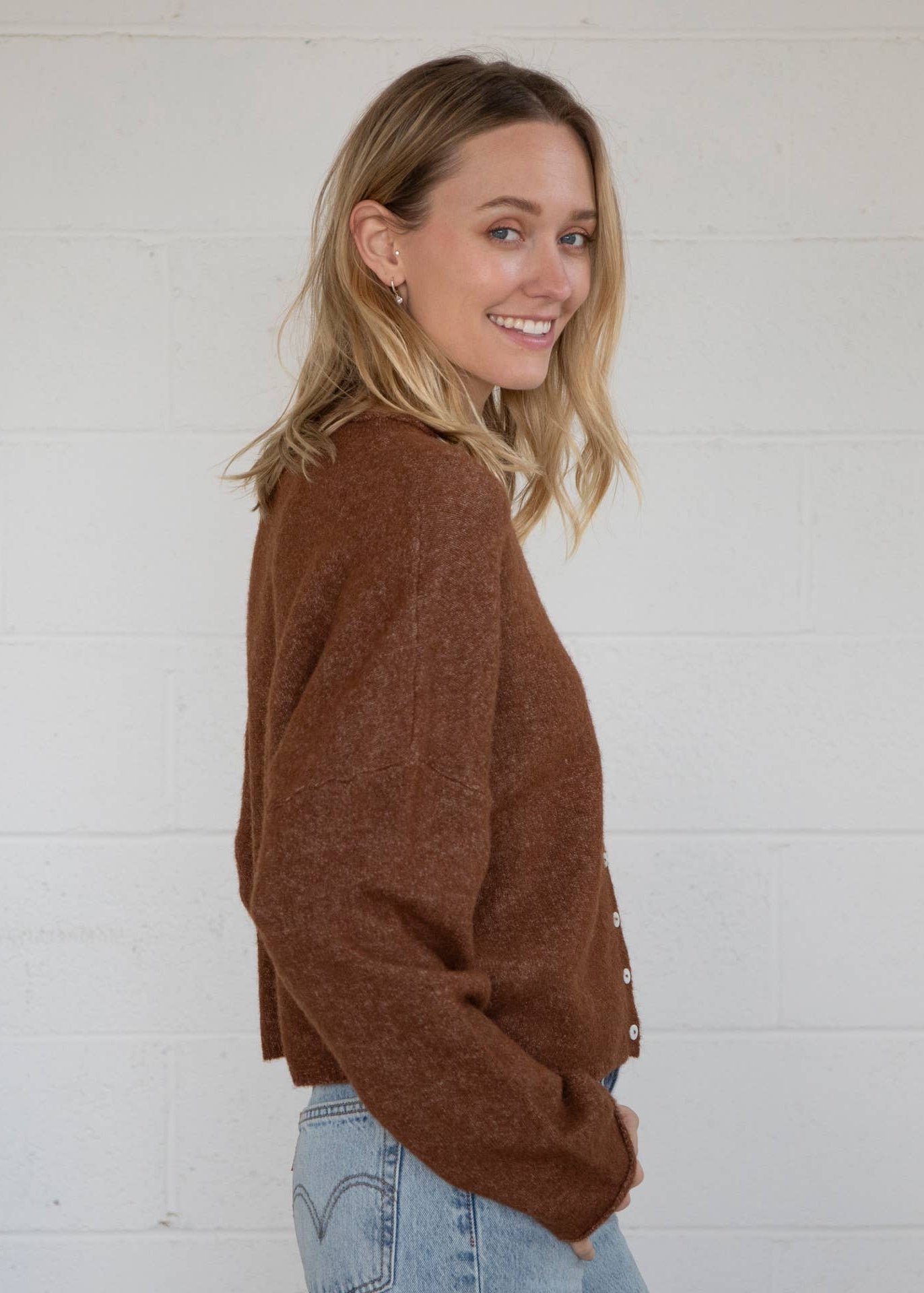 Clara Cardigan in Brown