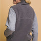 Reversible Sherpa Vest with Side Pockets