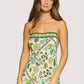 Spring Green Floral Dress