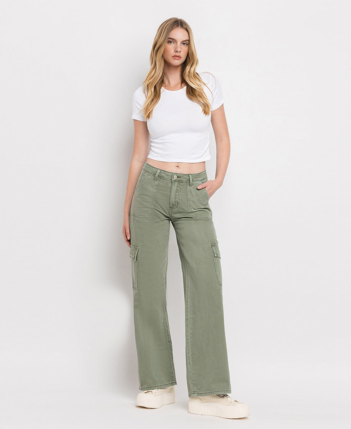 Utility Cargo Wide Leg Pant