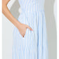 Pinstripe Maxi Dress