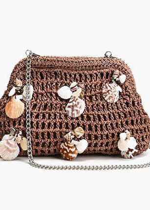 Crochet Shell Clutch