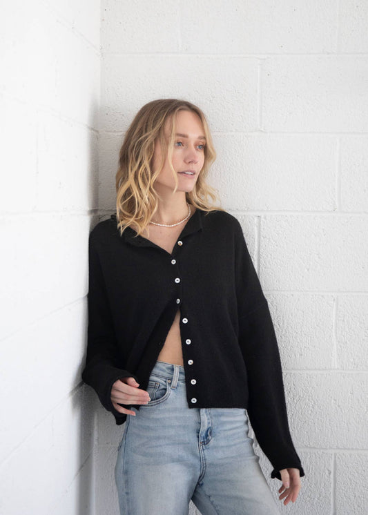 Clara Cardigan in Black