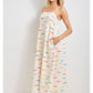 Fish Print Midi Dress