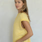 Piper Cardigan in Butter Pin Stripe