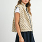 Navy Heart Fleece Vest