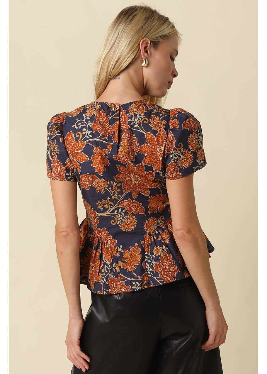 Fall Floral Top