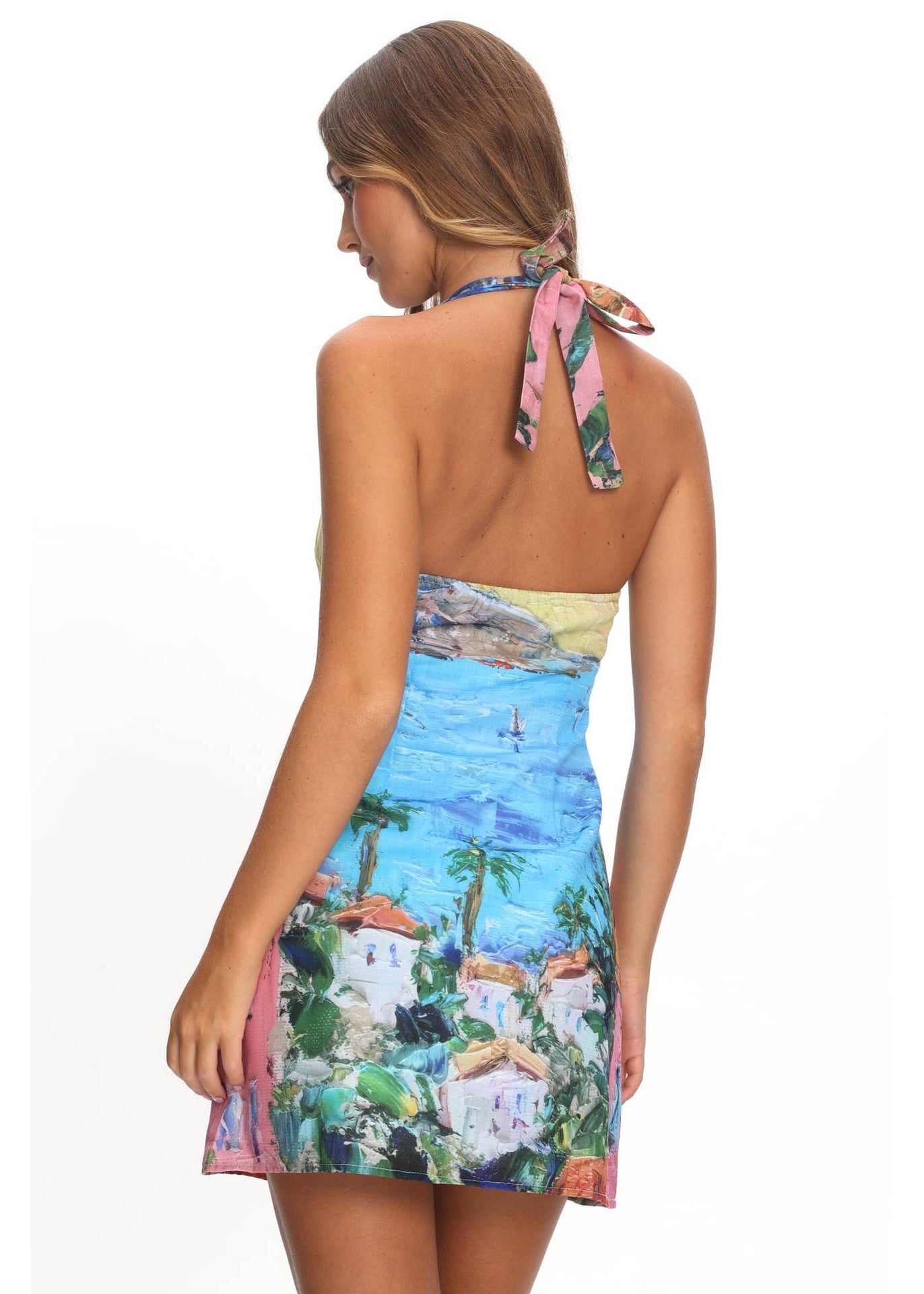 Tropical Horizon Mini Dress
