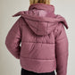 Puffer Jacket With Attachable Hood