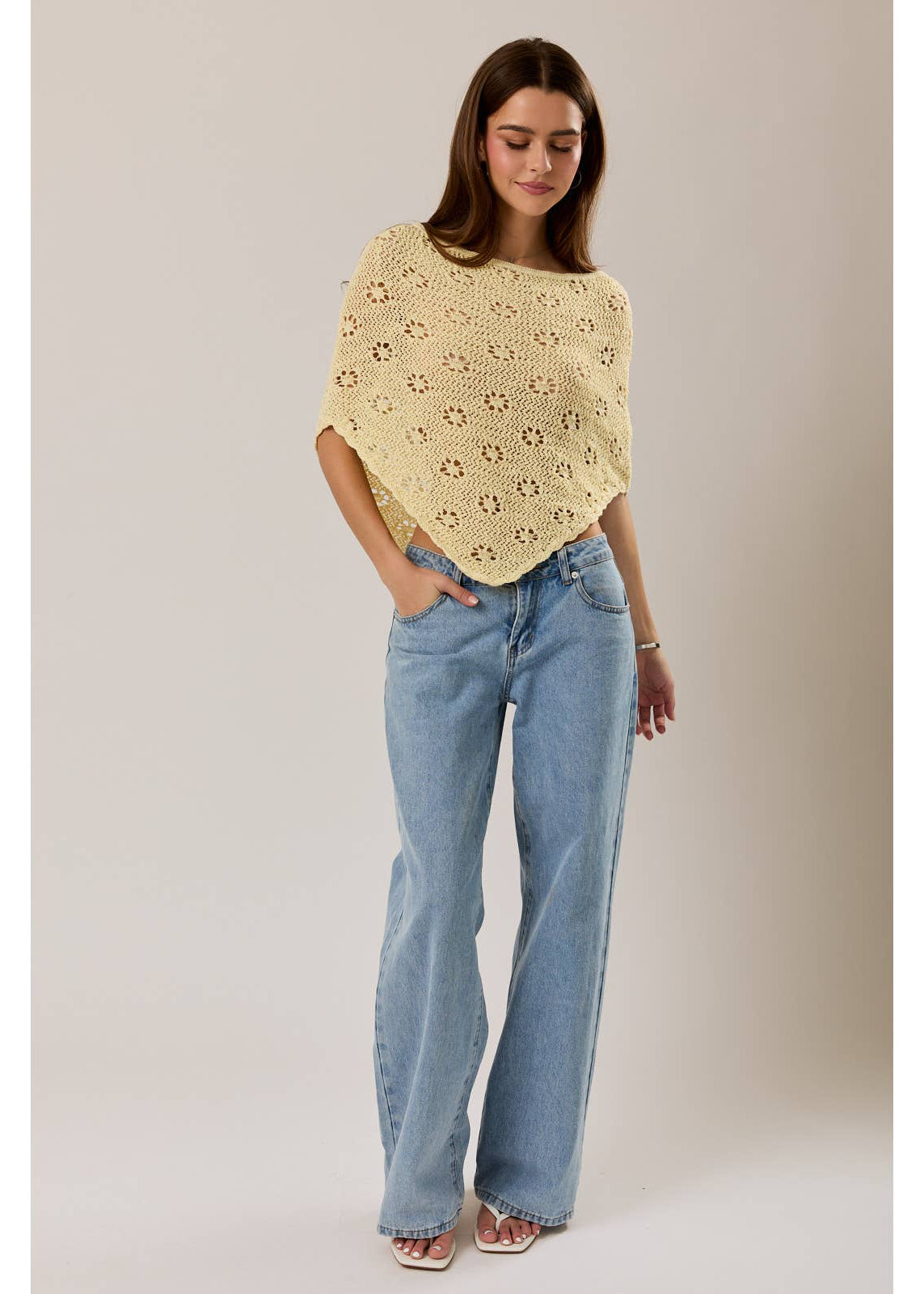 Yellow Knitted Wrap