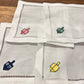 Dreidel Embroidered Cocktail Napkins