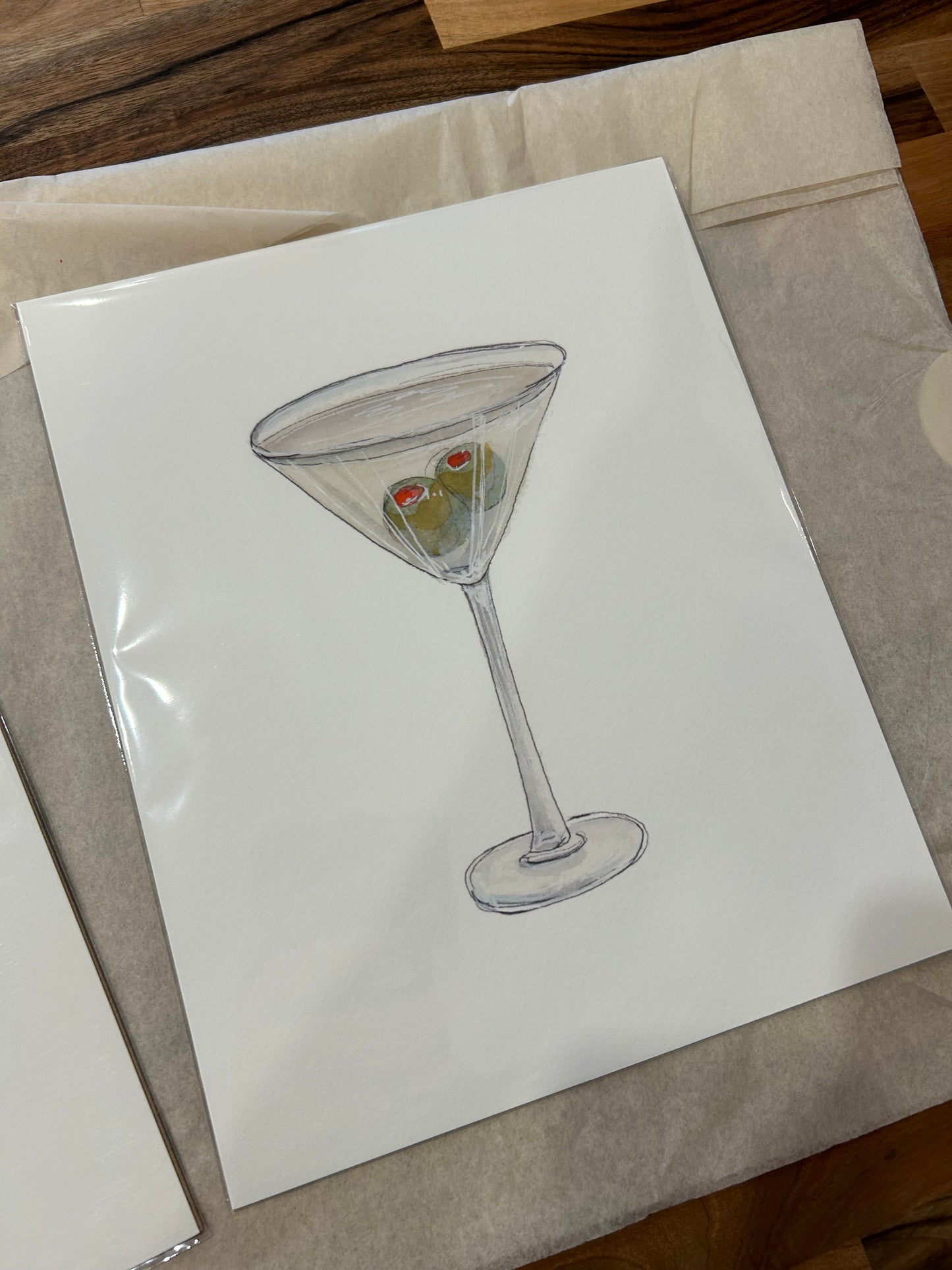 Martini Art Print