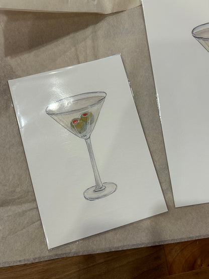 Martini Art Print