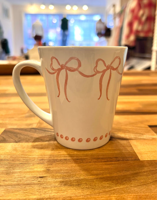 Pink French Bow Mug