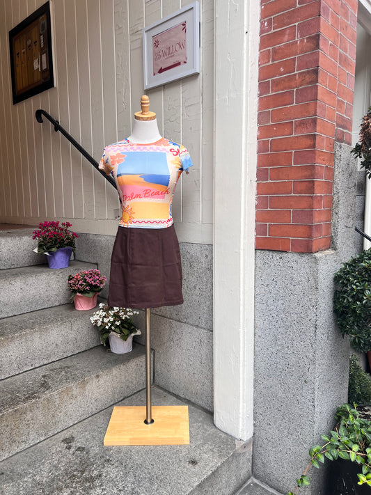 Roma Skirt in Walnut