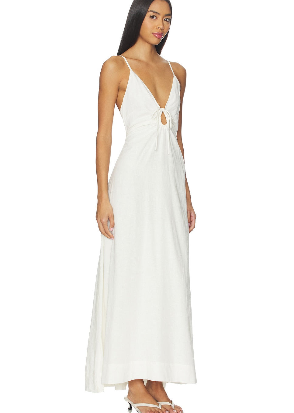 Mabel Maxi Dress by Space in Cream