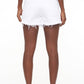 Nova High Rise Cut Off Short- Pearl Distressed