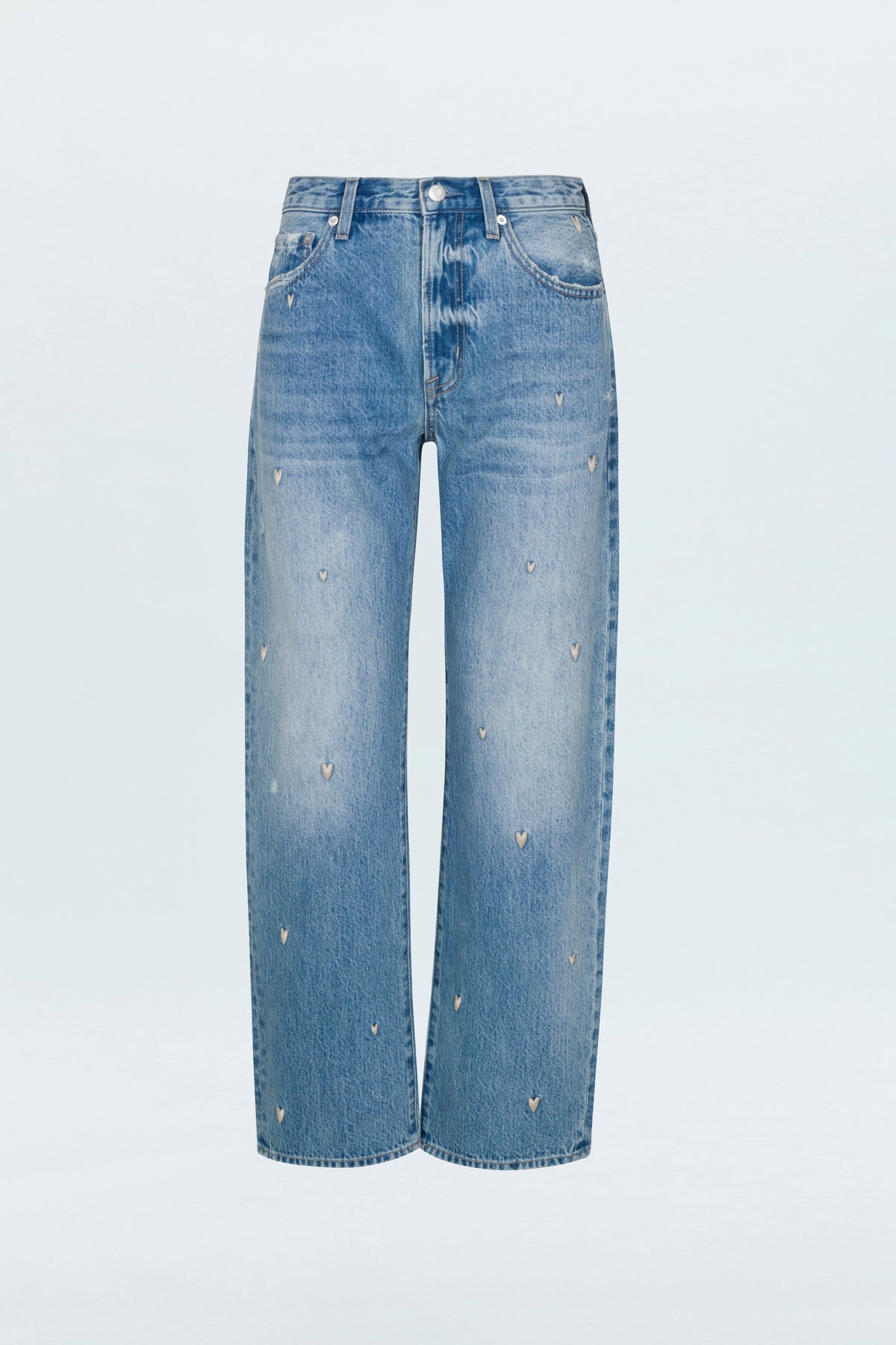 Lexi Mid Rise Bowed Straight Confetti Vintage by Pistola Denim