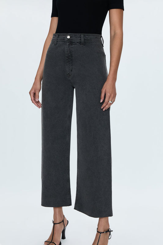 Penny Crop in Antique Graphite by Pistola Denim