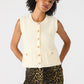 Aliya Sweater Vest Cream