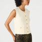 Aliya Sweater Vest Cream