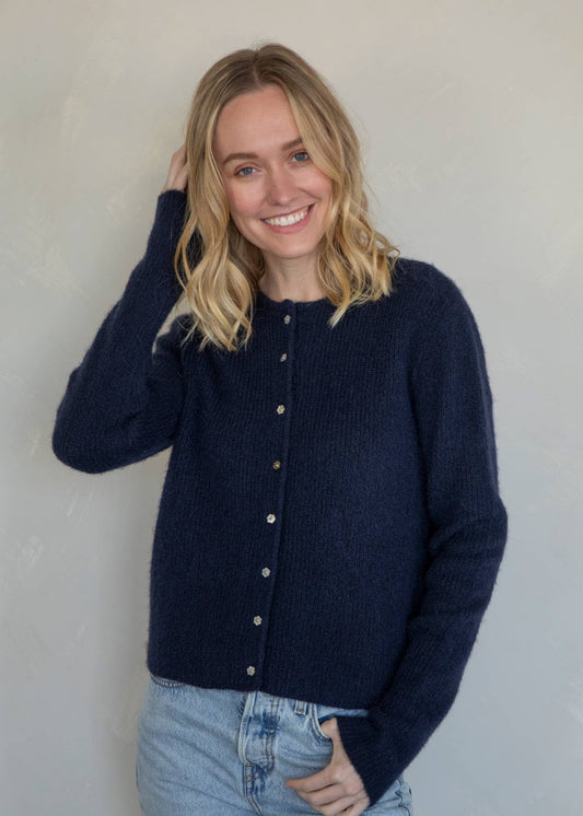 Kasey Cardigan in Navy